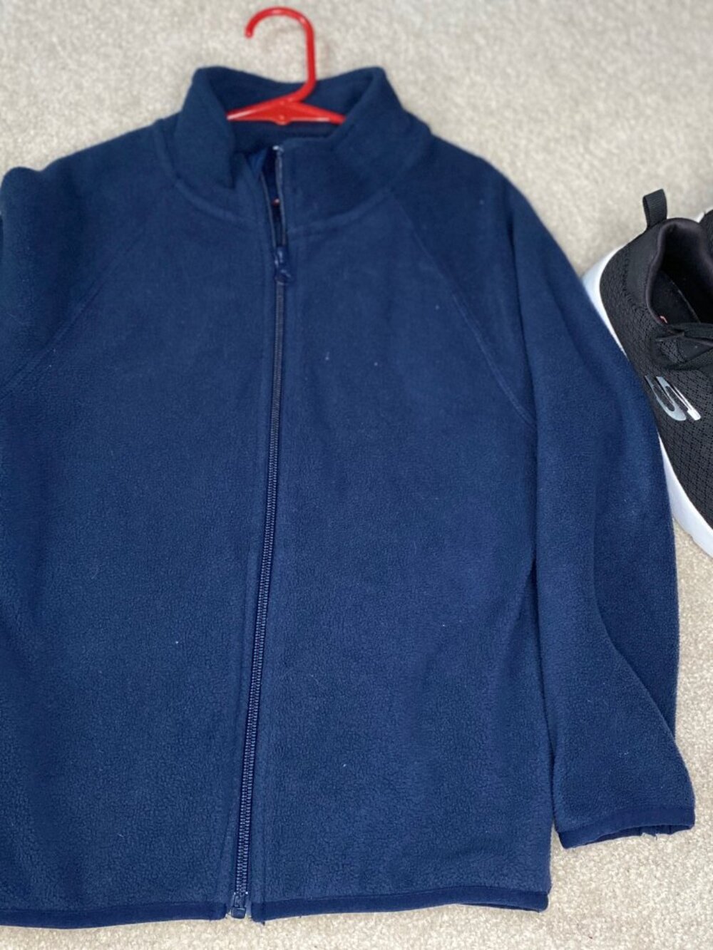 Size 7 Fleece Jacket Size 6 Skeecher Sneaker School Shoes